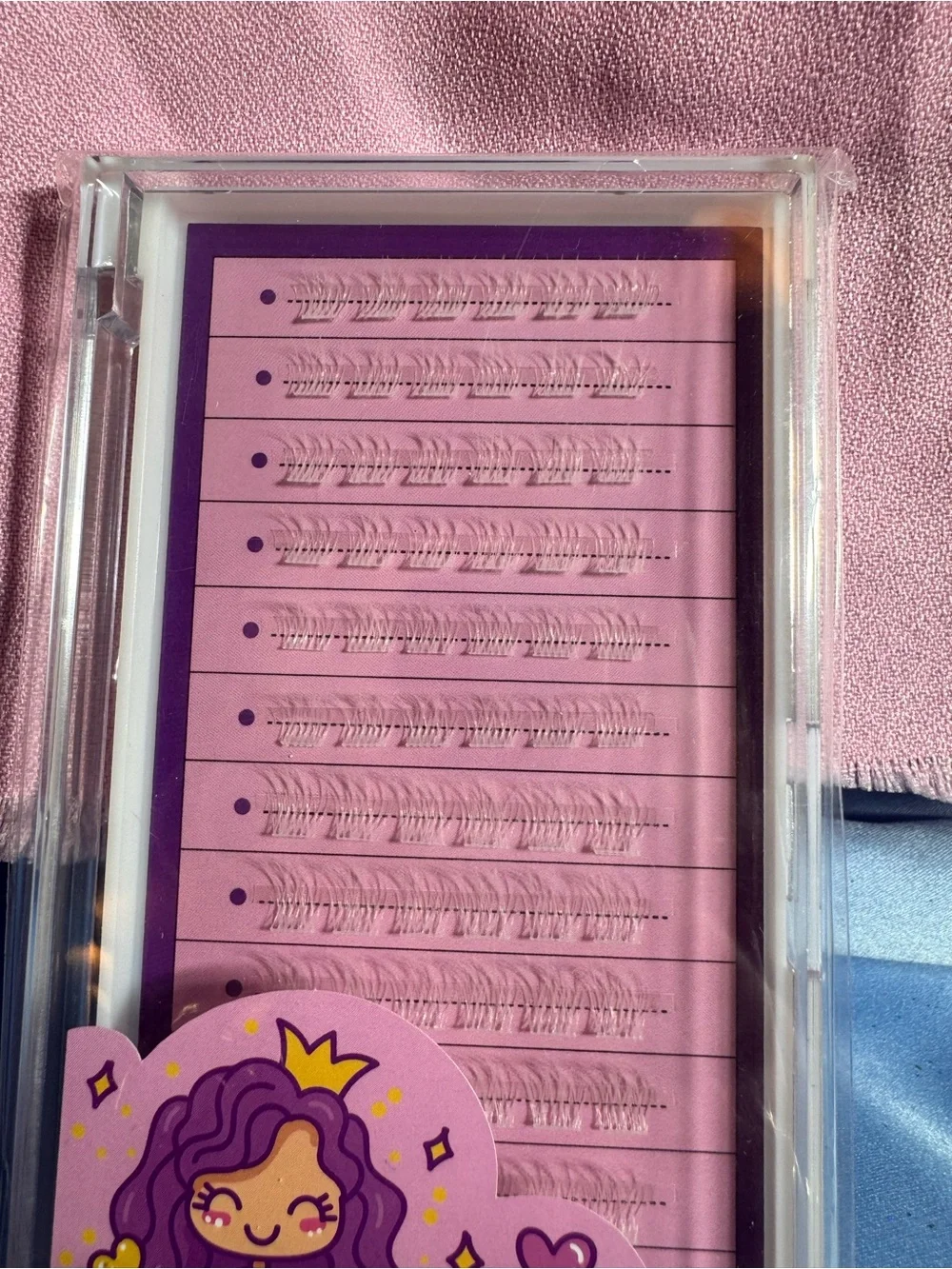 Reborn Baby Dolls Lashes - Pink